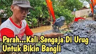 Parah || Kali Sengaja Di Urug Untuk Bikin Bangli || Normalisasi Kali