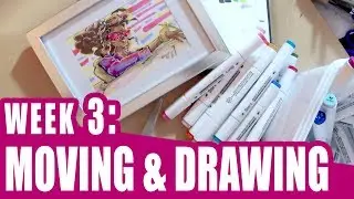 Art Chat: Motivation, Studio 71 Marker Demo and Moving .Week  3