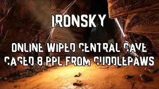 Ark Official PC | Small Tribes | IronSky | Online Wiped Central Cave & Caged 8 PPL From Cuddlepaws