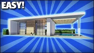 Minecraft: Как построить небольшой современный дом! &mdash; Простой урок (Как построить современный дом 2018)