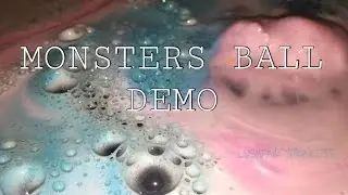 MONSTERS BALL Bath Bomb Demo - LUSH 👻