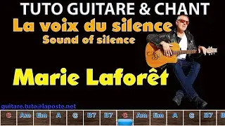 Tuto Guitare chant Marie Laforêt La voix du silence