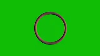 3D Ring Transition: Free Green Screen Video