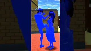 Baby Blue 💙 Tiny Blue Wonderland in Sakura School Simulator #sakuraschoolsimulator #shorts