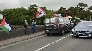 Belvelly Bridge Palestinian Solidarity Protest Friday 23th