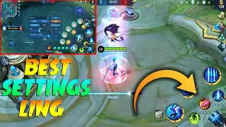 BEST SETTINGS LING SETUP CUSTOM UI 2021 !! | MOBILE LEGENDS ON PC GAMEPLAY | MLBB