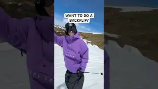 Want to learn a Backflip🔥? #tricktip #howto #backflip #ski #skiing #skifahren