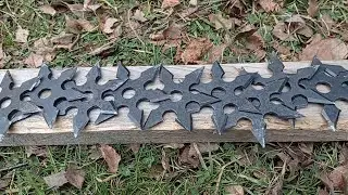 Steel shuriken making