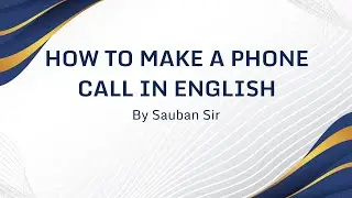 How to Make a Phone Call in English | Simple Phrases & Conversation for Beginners