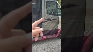 🚙Campervan Sprinter RV Sliding Door Bug Mesh Universal Magnetic Mosquito Screen Net