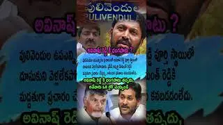 Avinash Reddy Campaign Flop? 🤔 YCP lo Silent Panic in Pulivendula! 🗳️🔥