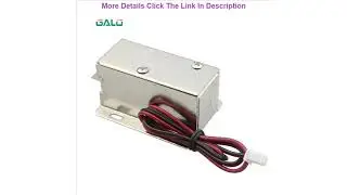 Deal Magnetic lock Professional Small DC 12V Open Frame Type Solenoid For Electric Door Lock with L