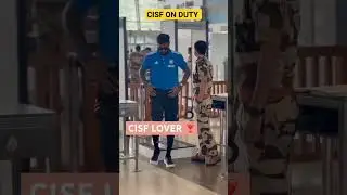 Cisf on Duty #short #motivation#sscgd #crpf #cisf #bsf #army #airport #lovereels