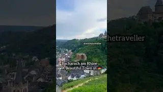 Bacharach am Rhein is a must visit town in Germany 🇩🇪 #germany