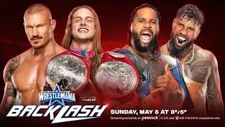 RK-BRO VS THE USOS WRESTLEMANIA BACKLASH (WINNERS TAKE ALL UNIFICATION MATCH)
