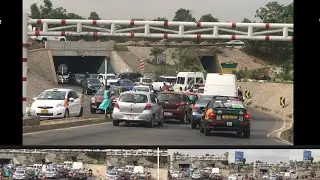 East Legon boundary road from new roundabout to under bridge 🌉 Spintex