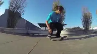 Carson Silva skateboarding in the Bay Area