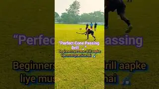 &ldquo;Beginners Cone Passing Drill 🏑 Ball Control + Team Practice ✅ | #shorts&rdquo;