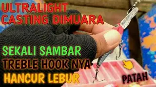 Ultralight Casting Capung Relix Nusantara 1-5 Lb | Storm Smash Shad 05