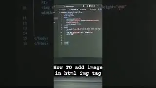 Insert image in HTML | Html Image Tag #html html me image kaise lagaye #html #shortsvideo  #trending
