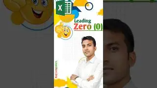 Leading zero (0)in excel | Raj Computers | Raj sir #shorts #rajcomputers #rajsir