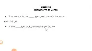 English Grammar - use of the right form of verbs (Part - 02) (Conditional sentence)