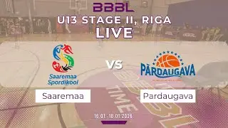 Pārdaugava 2013 vs Saaremaa Spordikool/Vesse 2013 | BBBL U13 | Stage II