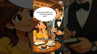 تعلم الهولندية من خلال حوار واقعي في المقهى  |  How to Order at a Café in Dutch