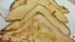 Two minutes bread recipe/sweet toast/French toast