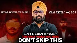 GATE 2026 Results Shock 😱 | Top Rankers Kaha Gaye?  | Jaspal Sir