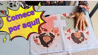 Costure Fácil: Necessaire Meia Lua com Painel Pronto🌸 🌹 🌷 💜