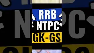 RRB || NTPC || GK-GS || #shorts