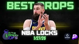 BEST NBA PROPS TODAY | BEST 5 BETS | TUESDAY 1/27/26 | BONUS BET 🔥