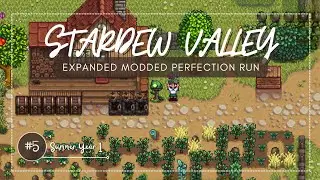 Summer is here~ Stardew Valley Expanded Perfection Run | Chill Sleepy Gameplay Ep.5 (No Commentary)