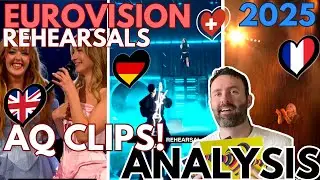 🎥 Big 5 + Switzerland Rehearsal Clips | Eurovision 2025