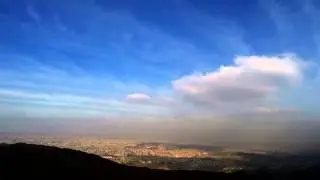 A time-lapse over Mashhad city.