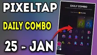 Pixel Tap Daily Combo 25 january 2025 | Today Pixeltap By Pixelverse Daily Combo | AGP | #pixeltap