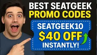 Best SeatGeek Promo Codes 2025 | Save $40 Instantly! (NEW Discount Codes)