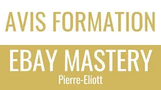 Avis Formation en ligne : eBay Mastery (Pierre-Eliott)