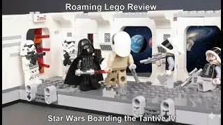 Lego Boarding the Tantive 4 Review #legoindia #legostarwars #afol #darthvader #diorama #75387