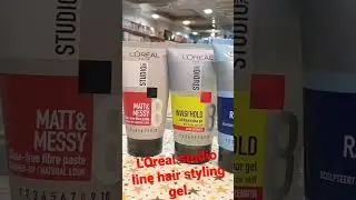 L'Oreal studio line Hair styling gel.