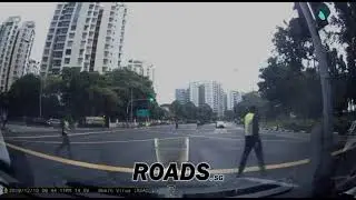 Errant PMD rider taken down with kick