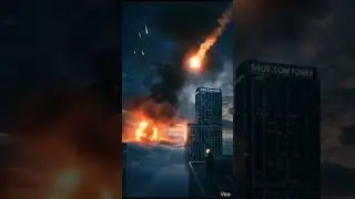 meteor #animation #fypシ #viral #ai #edit #shortvideo #trending #disaster #life #cartoon #fire #like