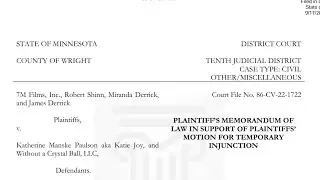 7M Vs Without a Crystal ball, injunction requested