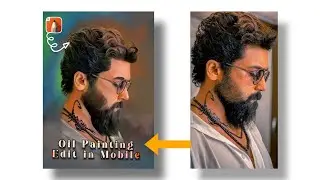 How To Edit normal photo to Oil Paint in Mobile | Autodesk Sketchbook | Tutorial