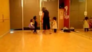 Atley in dance class