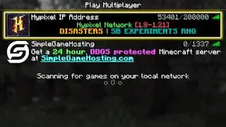 Как присоединиться к Hypixel в 2025 году (Hypixel IP)
