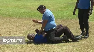 Seychelles: Bruneau Laurette initie des gardiens de prison au Krav-Maga