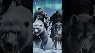 Йотун VS Фенрир. Кто круче? #shorts #vikings #veo3