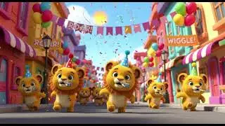 Little Lions Parade | Fun Jungle Song for Kids 🦁💛